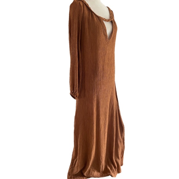 NWT Savannah Morrow Zuni dress in Caramel size S - Picture 3 of 13